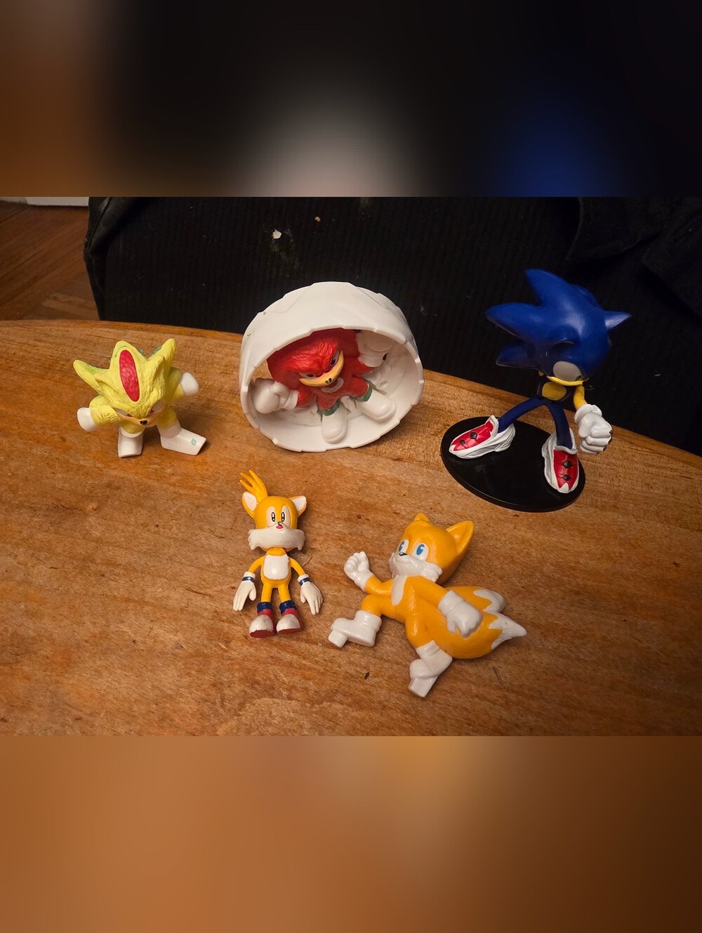Sonic Lot #3 W Tails McDonalds Action Figures + Standing Sonic